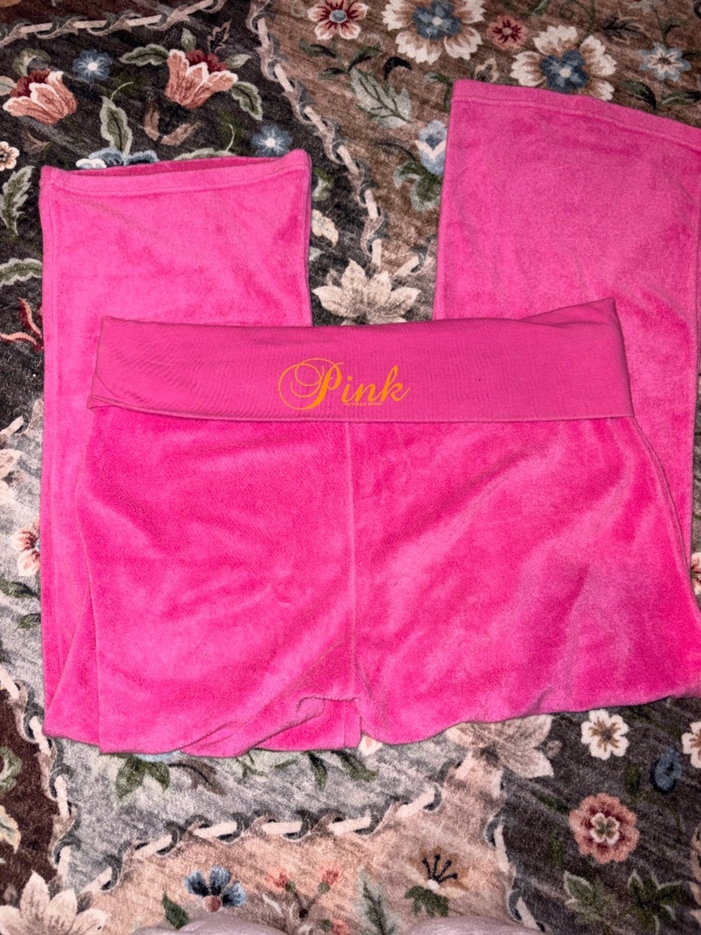 Y2K PINK FLARE FOLD OVERS